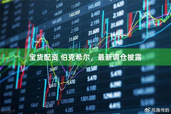 宝货配资 伯克希尔，最新调仓披露